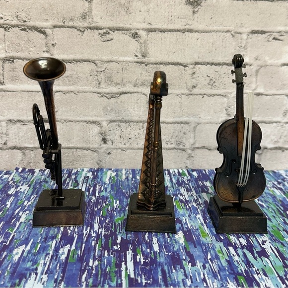 Vintage Die-Cast Pencil Sharpener MUSICAL INSTRUMENTS Set of 3 in Original Boxes - Picture 5 of 12